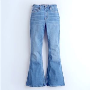 High Rise Flare Leg Jeans